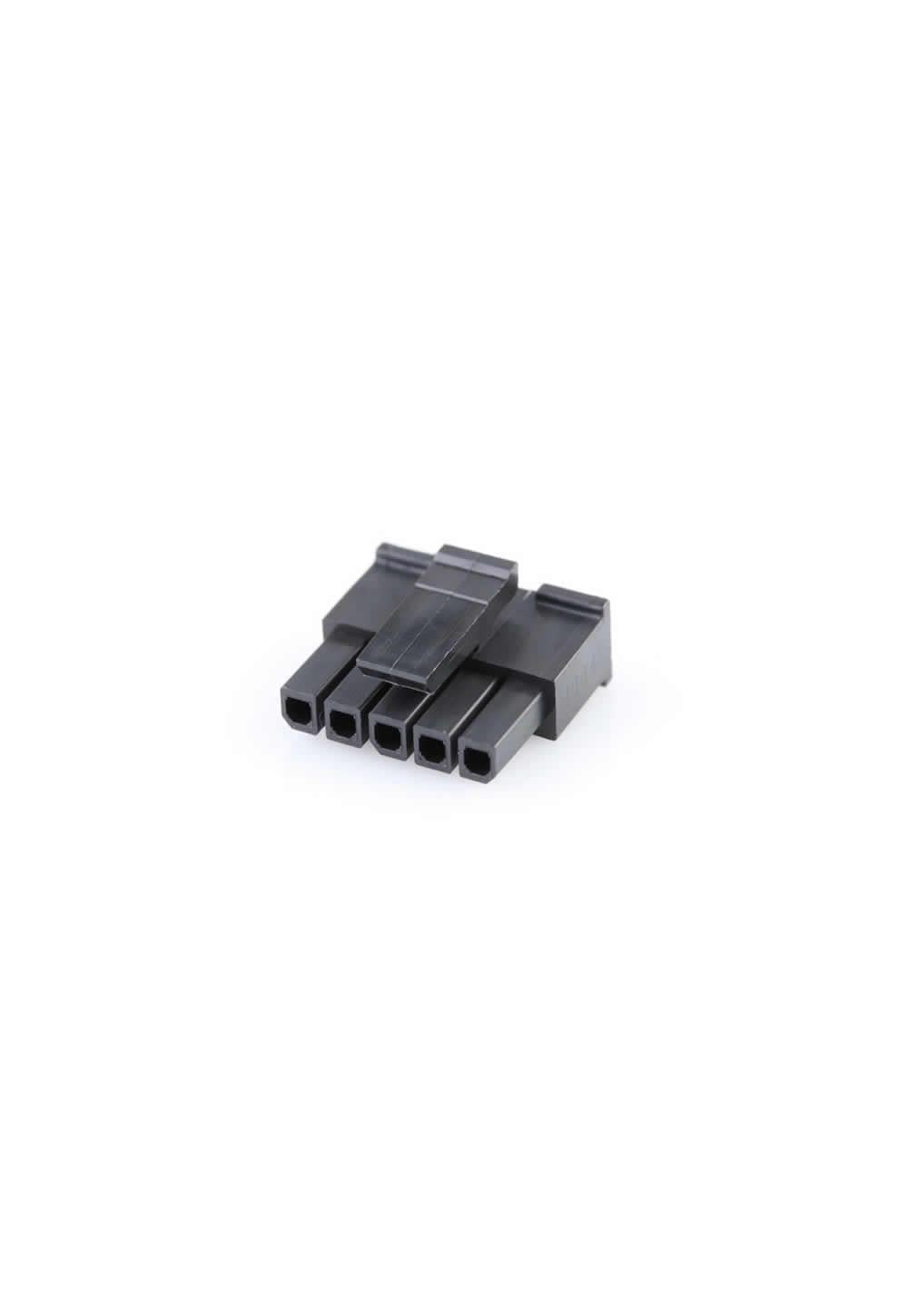 Micro-Fit 3.0 Dişi Konnektör Yuvası - Tek Sıra, 5 Devreli - Siyah (SKT-002)