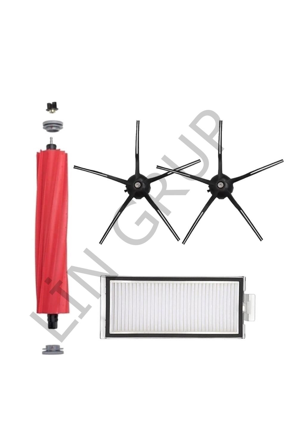 Roborock Q7+ Robot Süpürge Uyumlu 4'lü Yedek Parça Seti