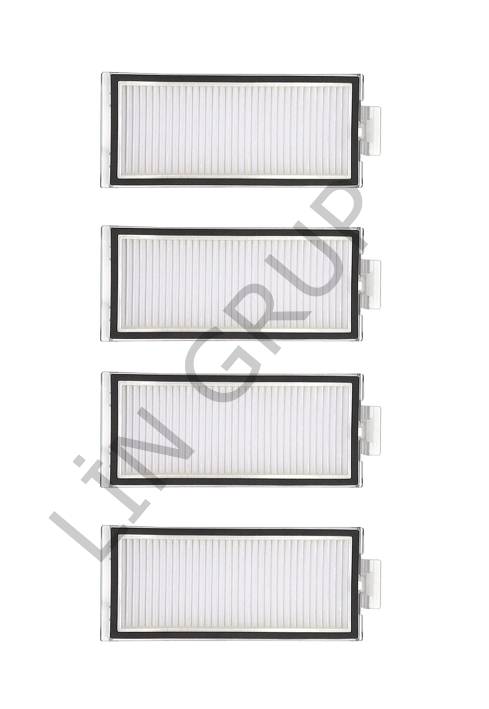 Roborock Q7+ Robot Süpürge Uyumlu 4'lü Hepa Filtre Seti