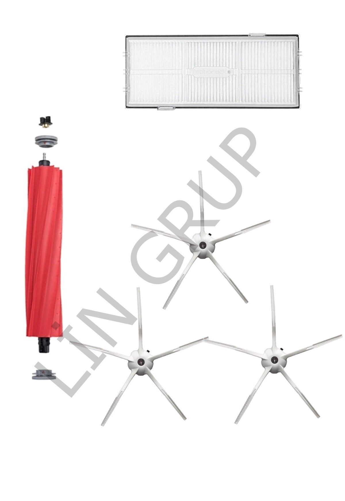 Roborock S7 Robot Süpürge Uyumlu 5'li Yedek Parça Seti