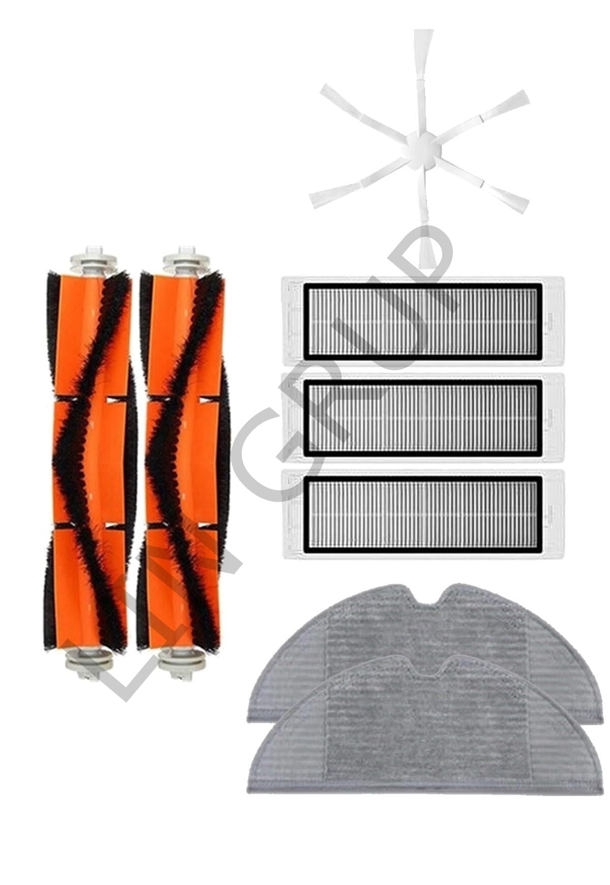 Xiaomi Vacuum Mop 2 (STYTJ03ZHM) Robot Süpürge Uyumlu 8'li Yedek Parça Seti