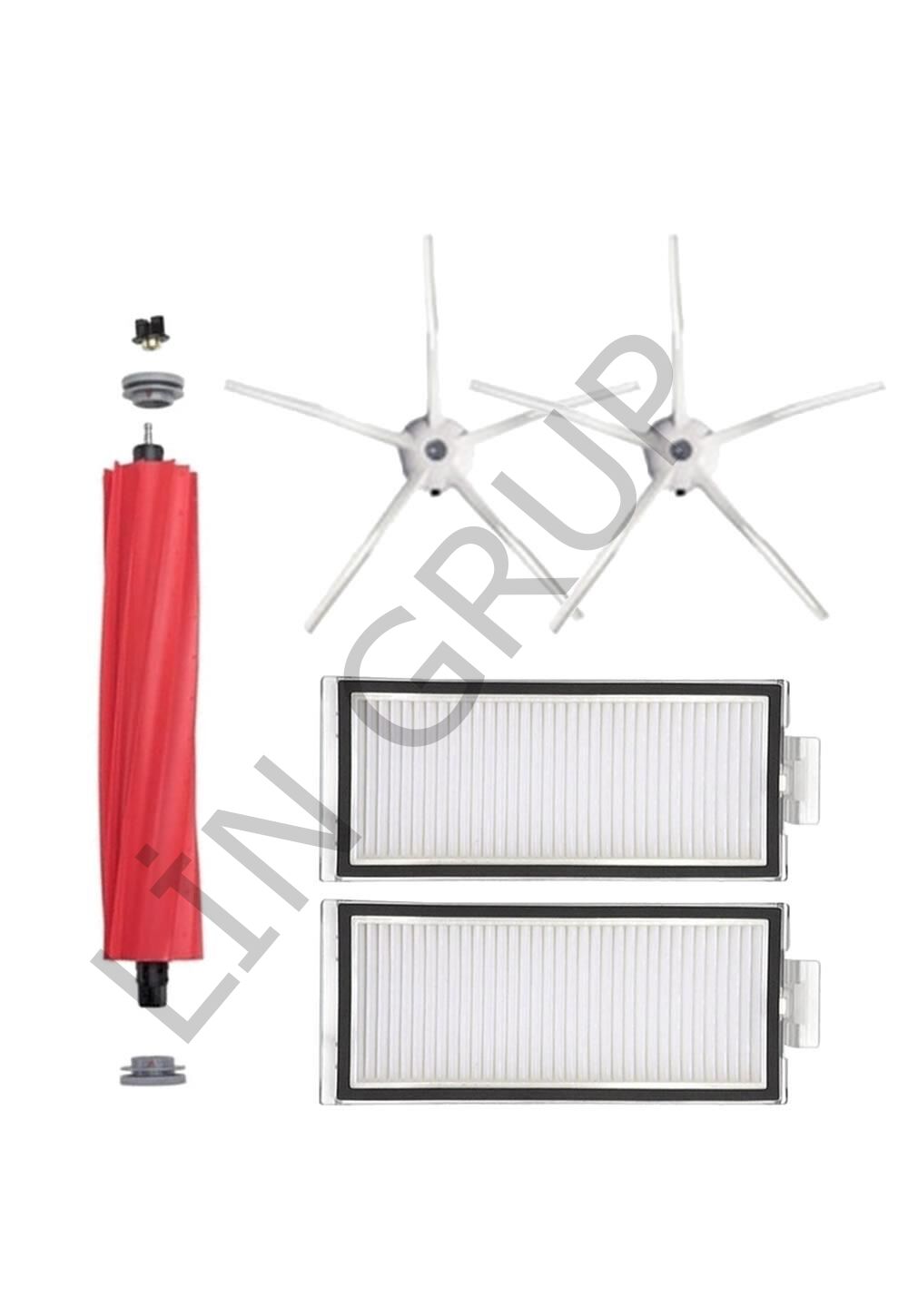 Roborock Q7+ Robot Süpürge Uyumlu 5'li Yedek Parça Seti