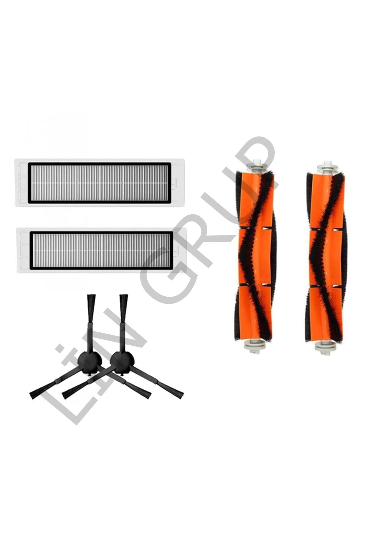 Xiaomi Vacuum Mop 2 Pro Plus (STYTJ02ZHM) Robot Süpürge Uyumlu 6'lı Yedek Parça Seti