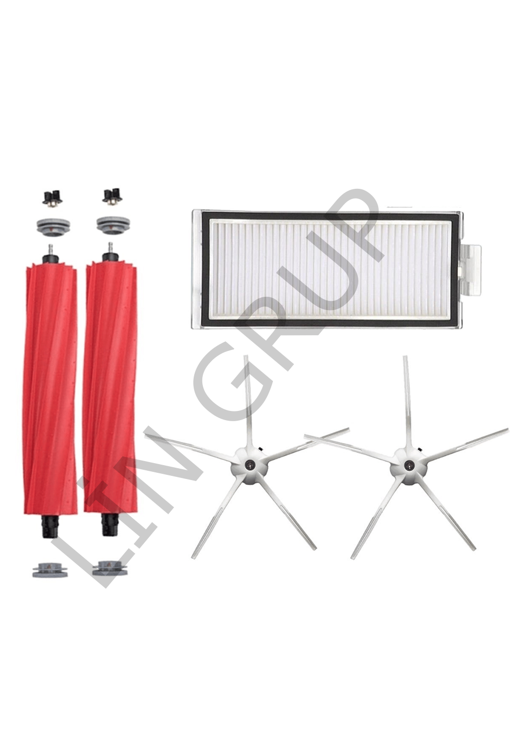 Roborock Q7+ Robot Süpürge Uyumlu 5'li Yedek Parça Seti