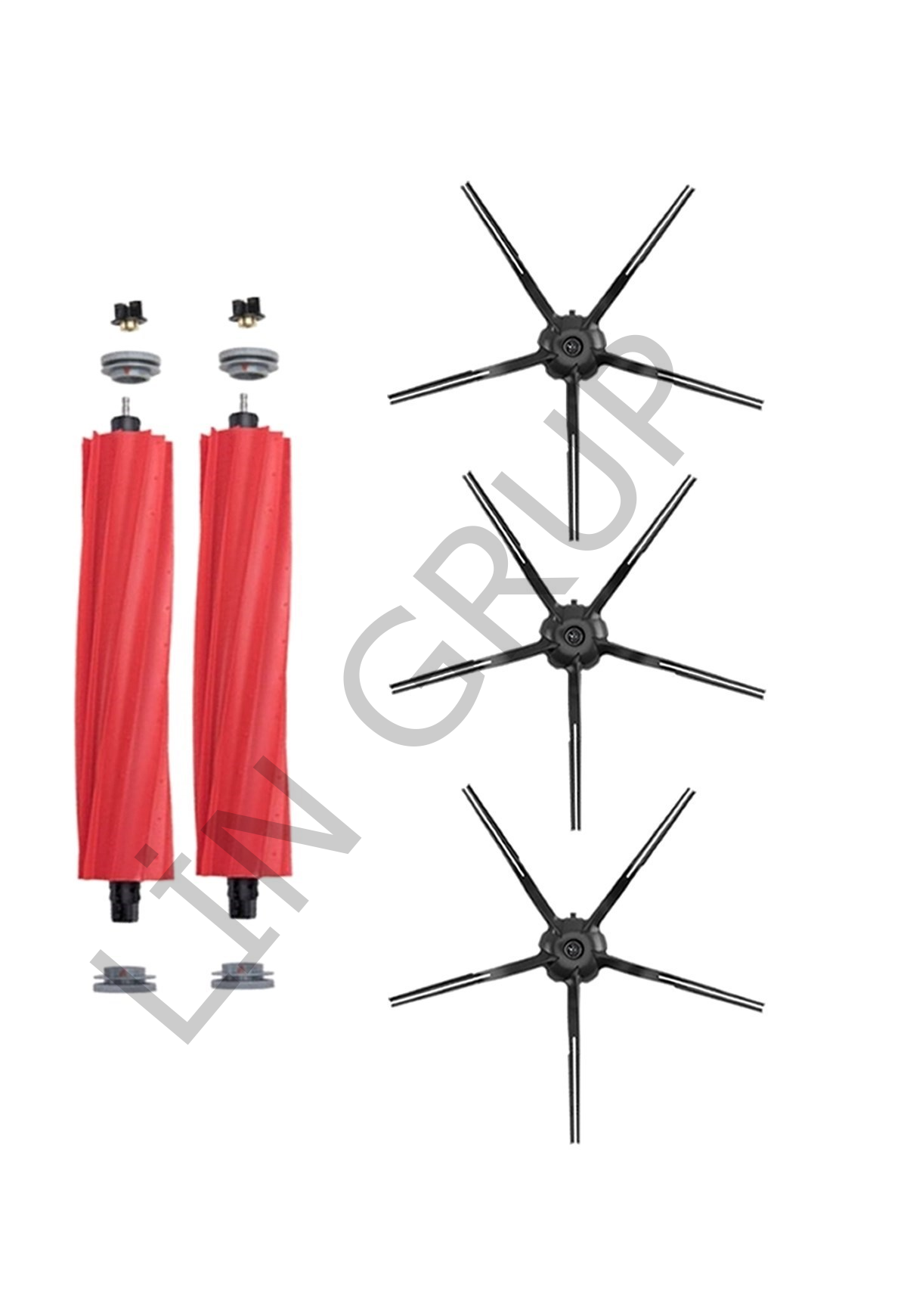 Roborock Q7+ Robot Süpürge Uyumlu 5'li Yedek Parça Seti