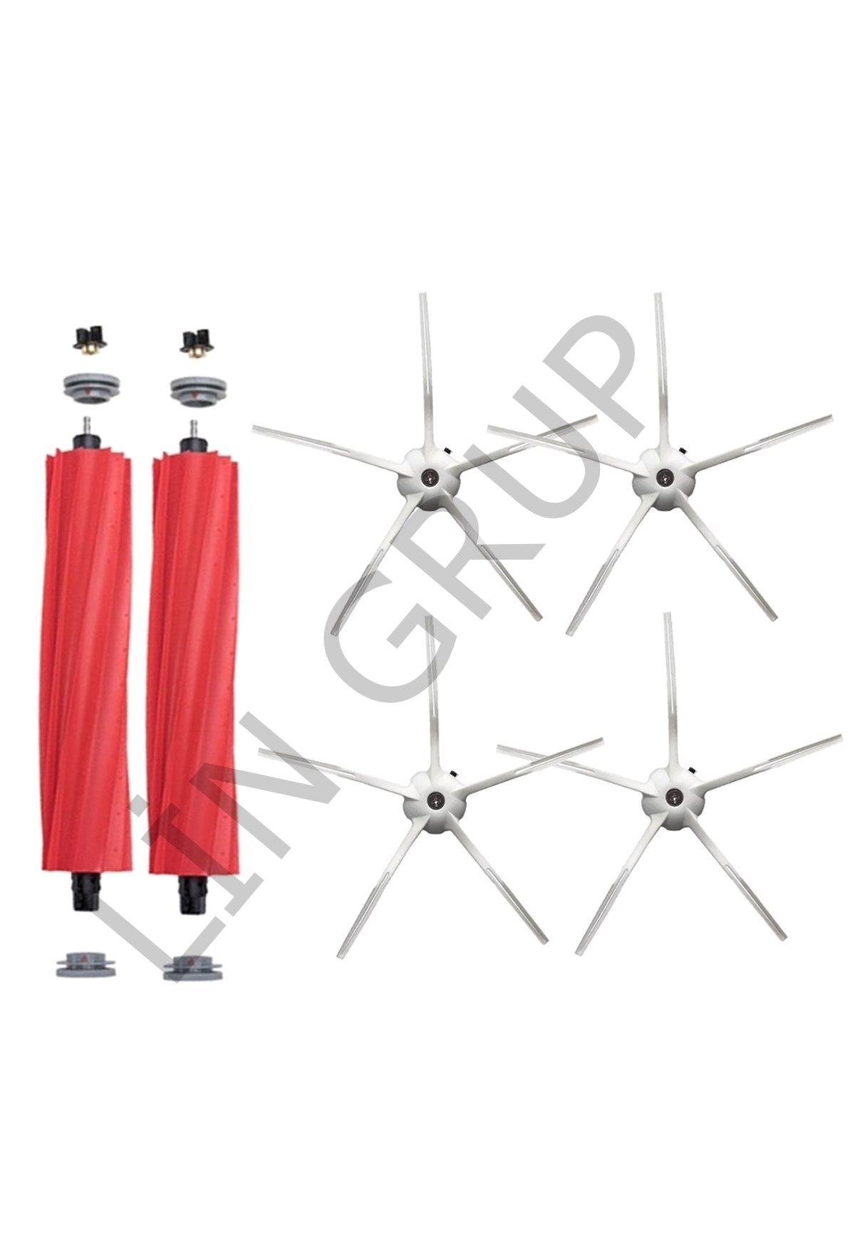 Roborock Q7+ Robot Süpürge Uyumlu 6'lı Yedek Parça Seti