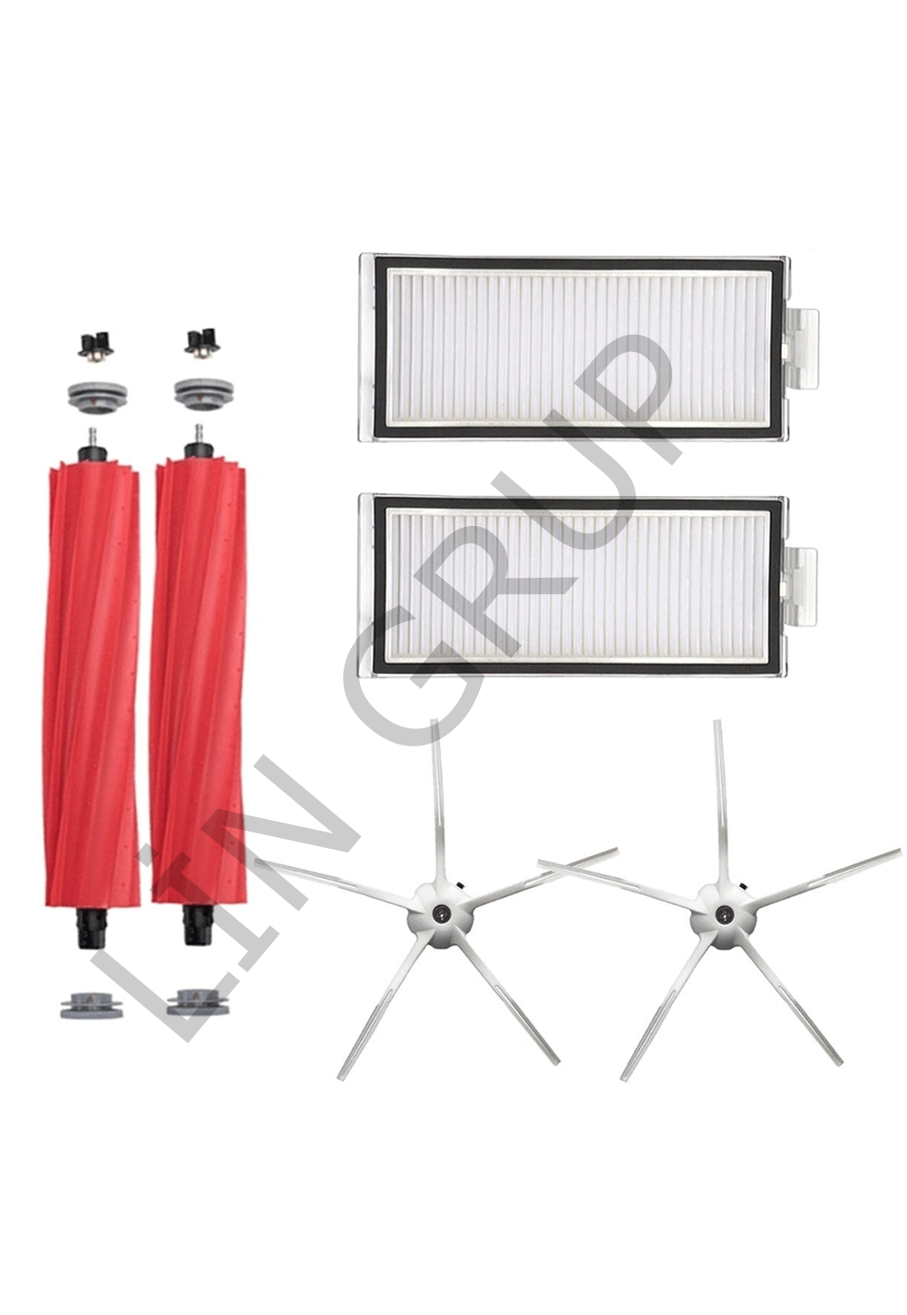 Roborock Q7+ Robot Süpürge Uyumlu 6'lı Yedek Parça Seti