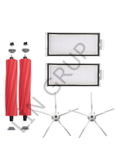Roborock Q7+ Robot Süpürge Uyumlu 6'lı Yedek Parça Seti
