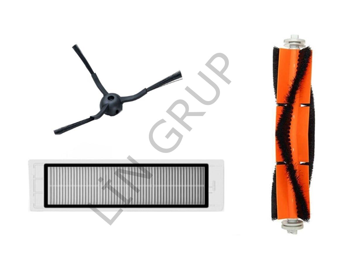 Xiaomi Vacuum Mop 2 Pro+ (STYTJ02ZHM) Robot Süpürge Uyumlu 3'lü  Yedek Parça Seti