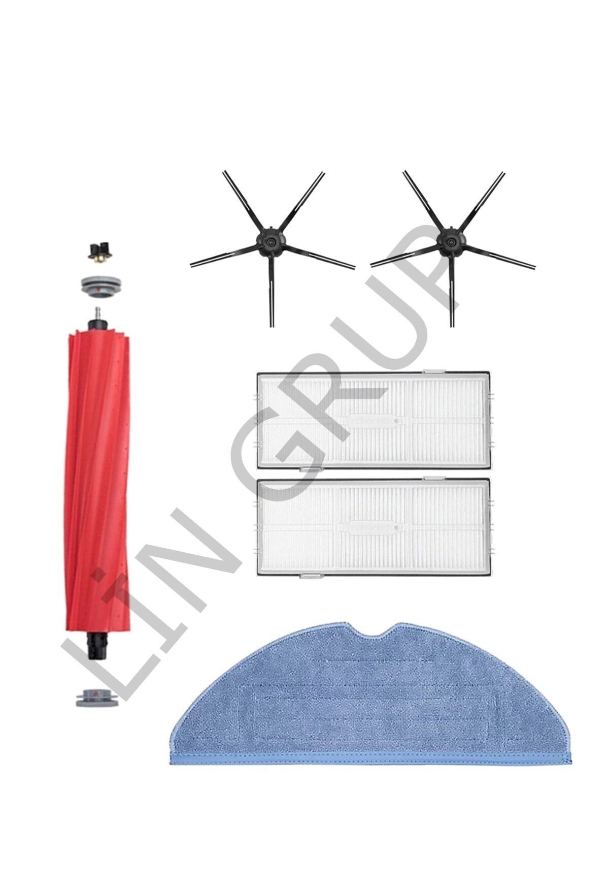Roborock S7 Robot Süpürge Uyumlu 6'lı Yedek Parça Seti