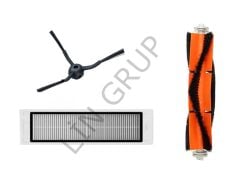 Xiaomi Vacuum Mop 2 Pro+ 3D (STYTJ02ZHM) Robot Süpürge Uyumlu 3'lü  Yedek Parça Seti