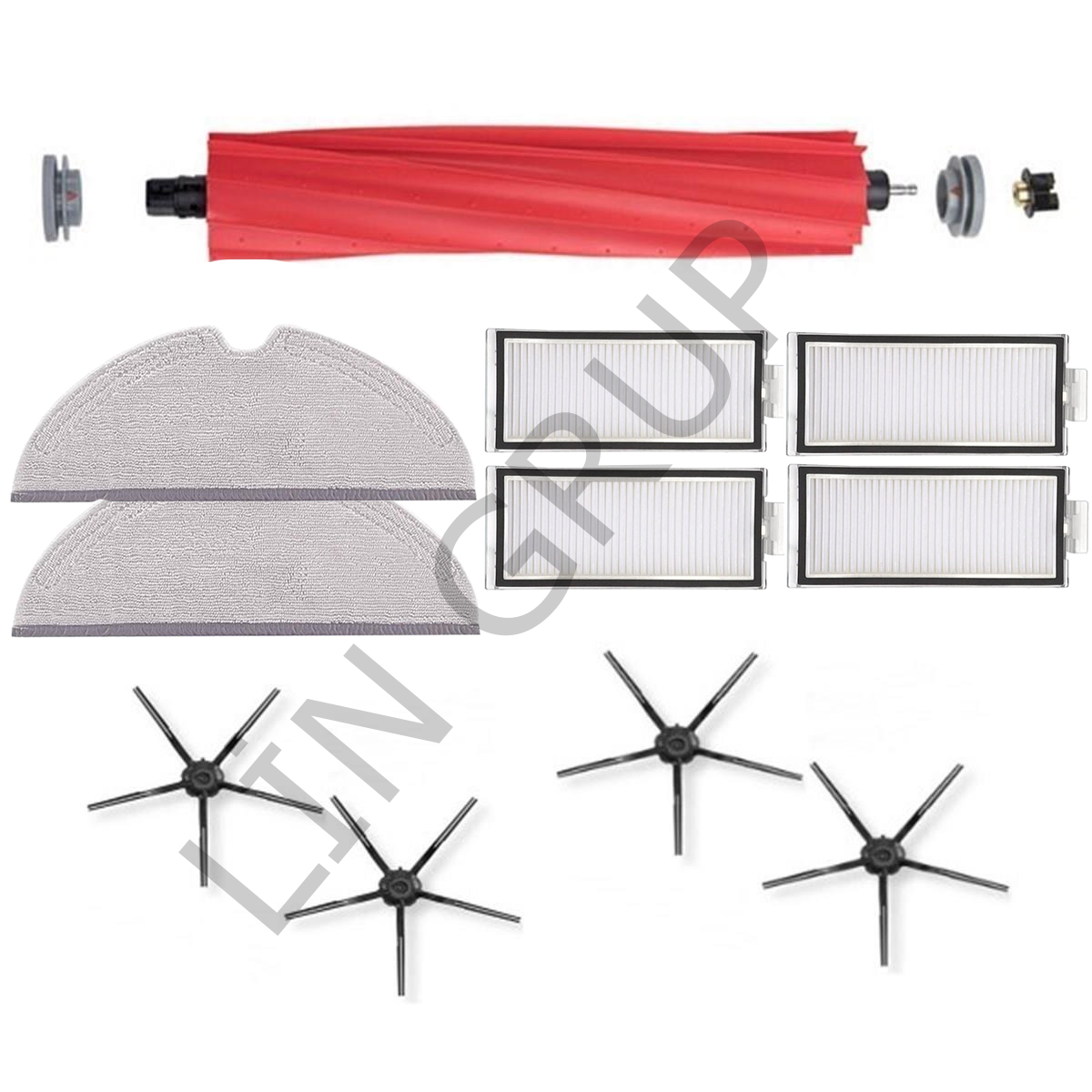 Roborock Q7+ Robot Süpürge Uyumlu 11'lİ Yedek Parça Seti