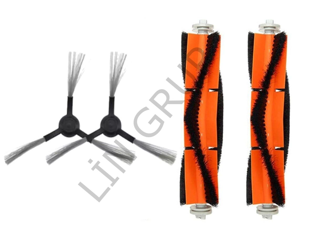 Xiaomi Vacuum Mop 2 Pro+ 3D (STYTJ02ZHM) Robot Süpürge Uyumlu 4'lü Yedek Parça Seti