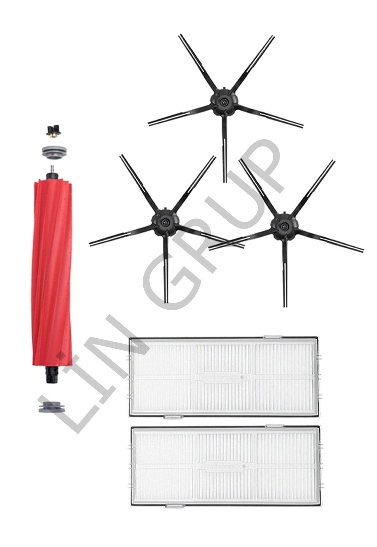 Roborock S7 Robot Süpürge Uyumlu 6'lı Yedek Parça Seti
