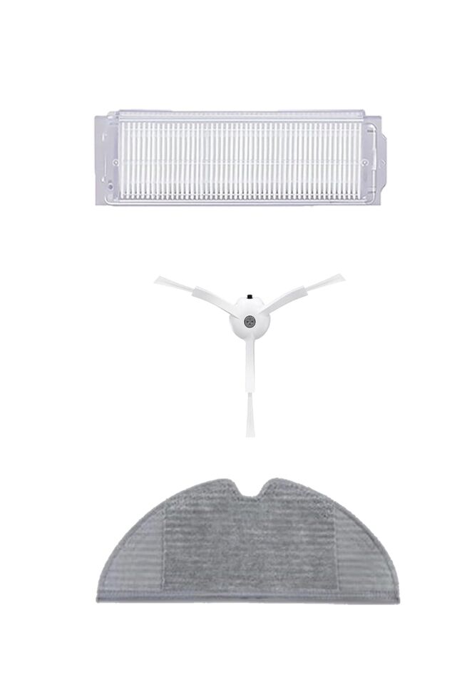 Xiaomi Vacuum Mop 2 Pro (MJST1SHW) Robot Süpürge Uyumlu 3'lü Yedek Parça Seti