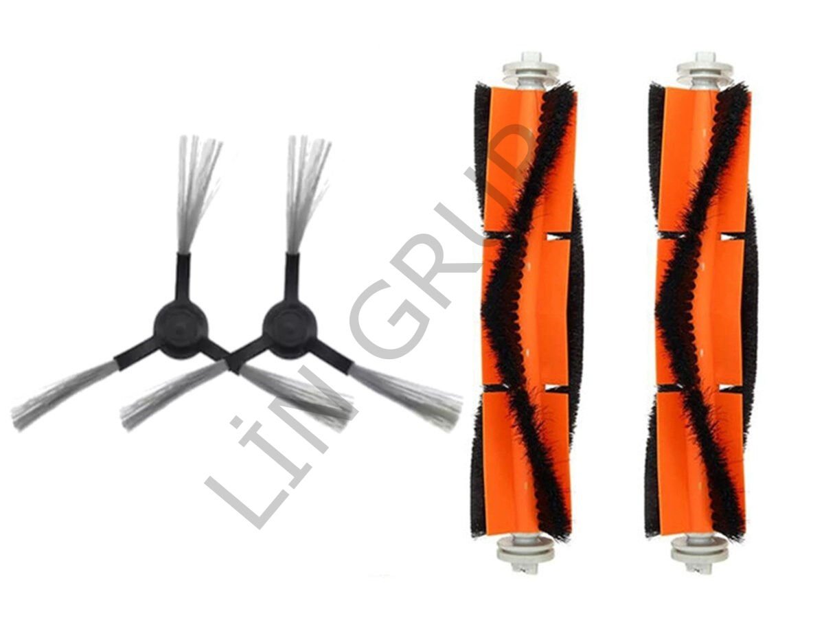 Xiaomi Vacuum Mop 2 Pro+ (STYTJ02ZHM) Robot Süpürge Uyumlu 4'lü Yedek Parça Seti