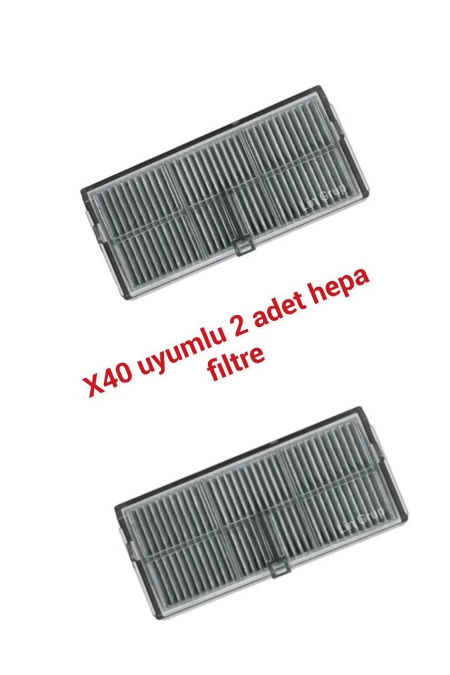 Dreame X40 pro ultra uyumlu yedek HEPA filtre 2 adet
