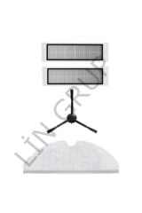 Xiaomi Vacuum Mop 2 Pro + (STYTJ02ZHM) Robot Süpürge Uyumlu 4'lü Yedek Parça Seti