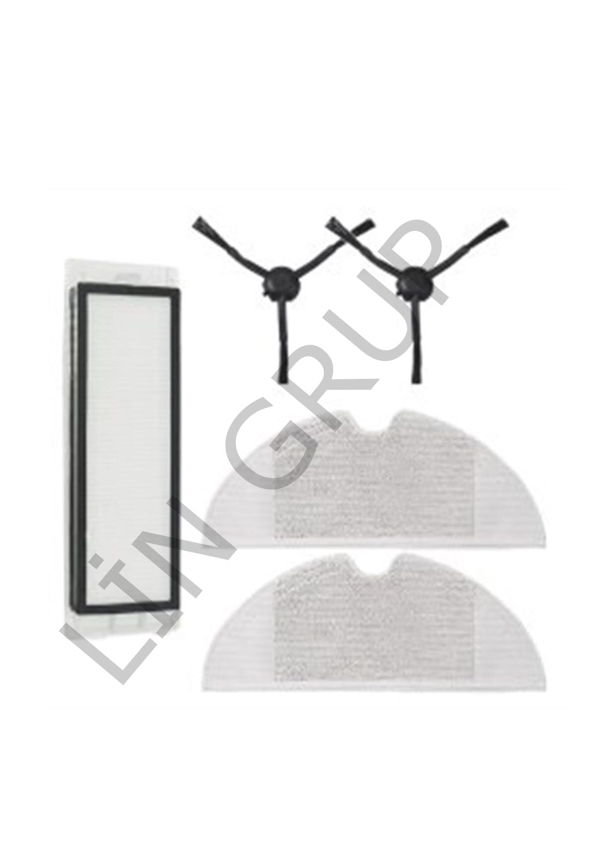 Xiaomi Vacuum Mop 2 Pro + (STYTJ02ZHM) Robot Süpürge Uyumlu 5'li Yedek Parça Seti