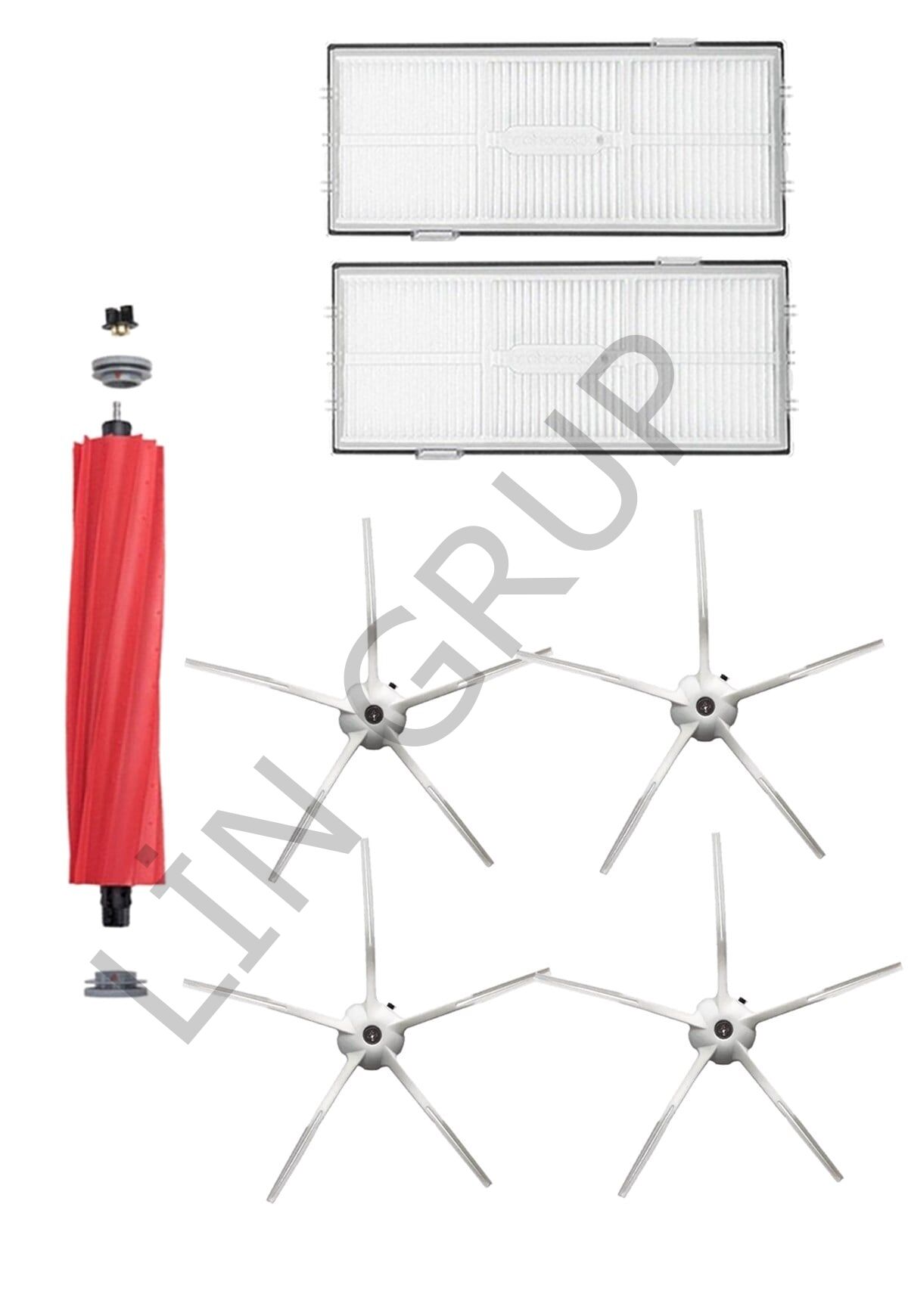 Roborock S7 Robot Süpürge Uyumlu 7'li Yedek Parça Seti