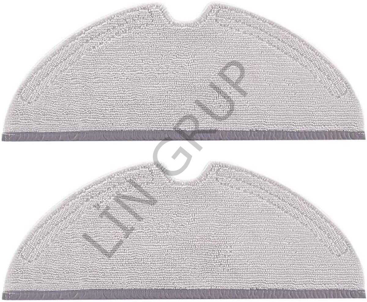 Roborock Q7 Max + Robot Süpürge Uyumlu 2'li Mop Bezi-Yedek Parça