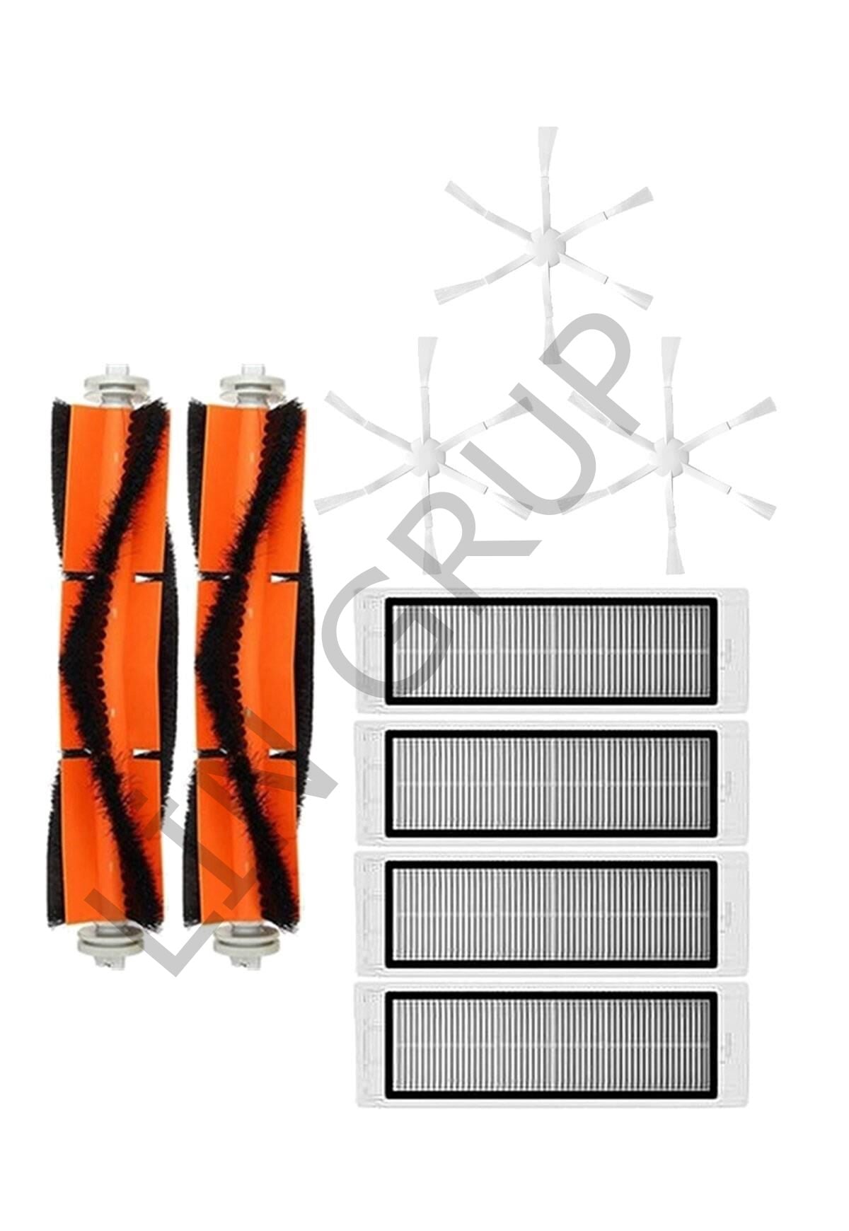 Xiaomi Vacuum Mop 2 (STYTJ03ZHM) Robot Süpürge Uyumlu 9'lu Yedek Parça Seti