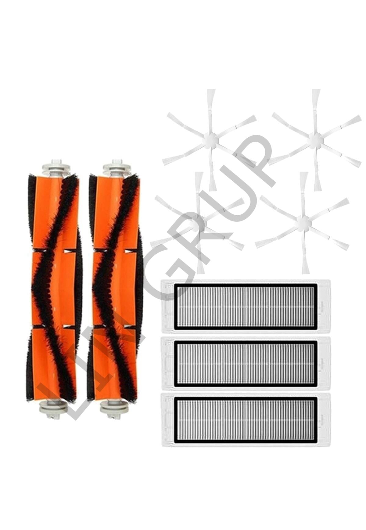 Xiaomi Vacuum Mop 2 (STYTJ03ZHM) Robot Süpürge Uyumlu 9'lu Yedek Parça Seti