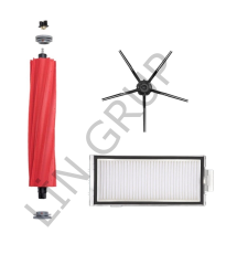 Roborock Q7 Max + Robot Süpürge Uyumlu 3'lüi Yedek Parça Seti