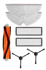 Mi Robot Vacuum Mop 1c 2c Ve F9 Uyumlu - Mop Pro2+ (3d) Uyumlu Siyah Filtre Fırça Mop Yedek