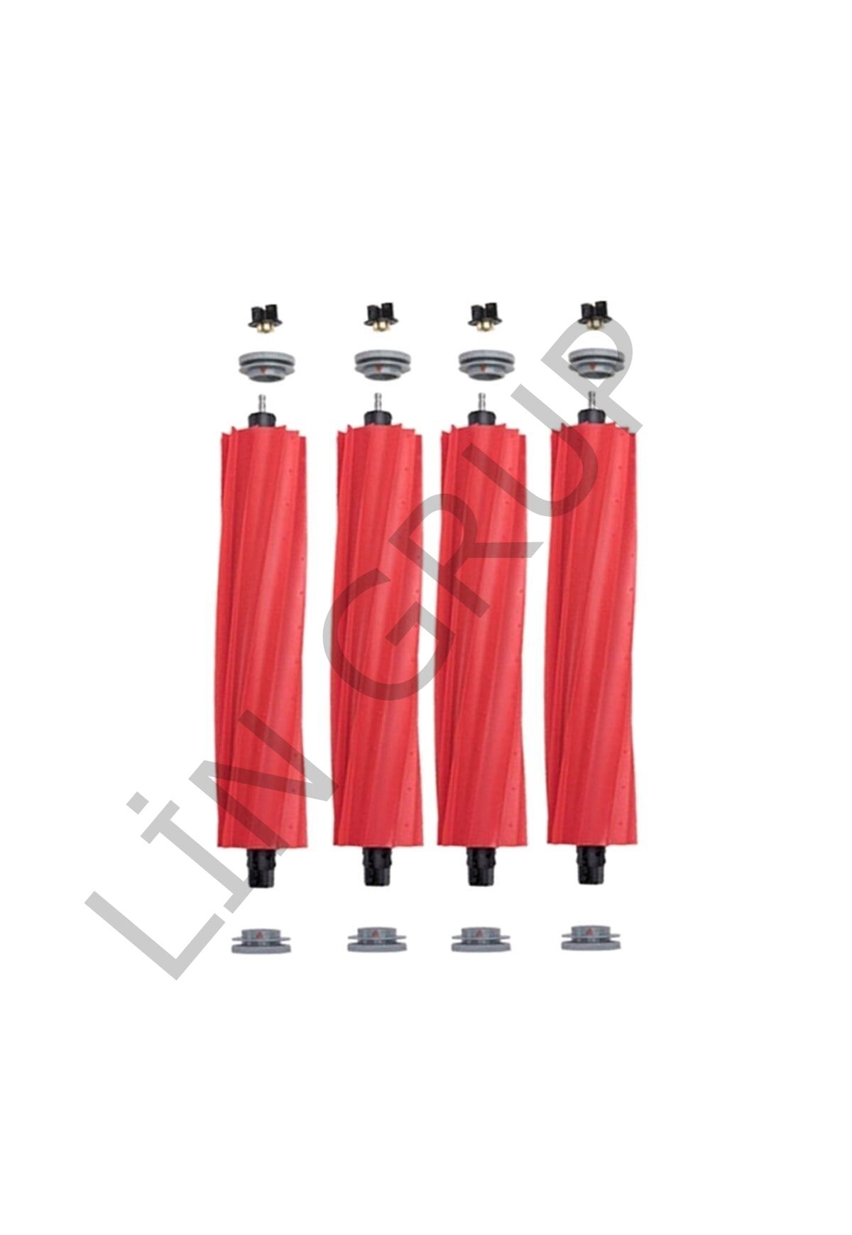 Roborock Q7 Max + Robot Süpürge Uyumlu 4'lü Ana Fırça Seti