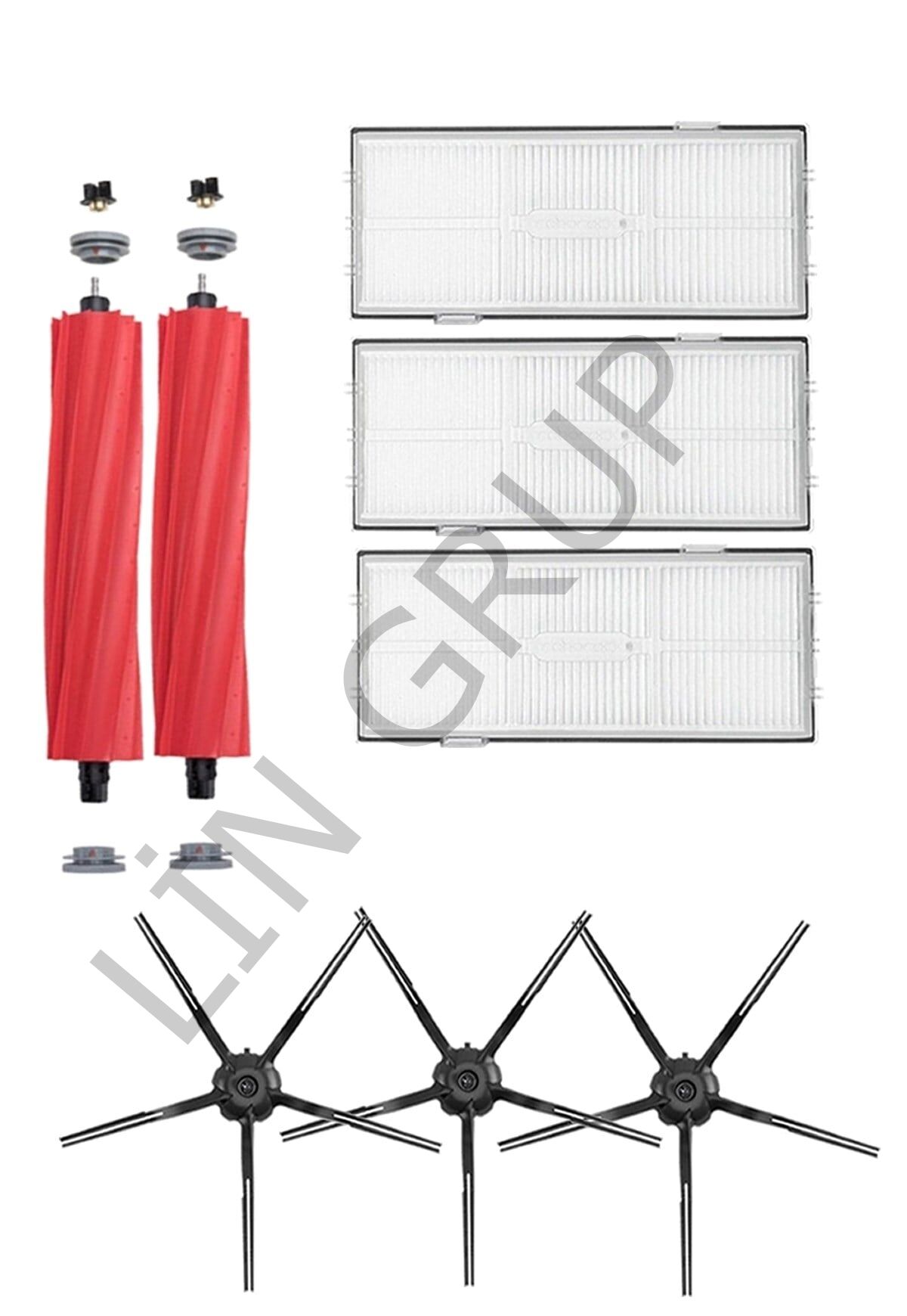 Roborock S7 Robot Süpürge Uyumlu 8'li Yedek Parça Seti