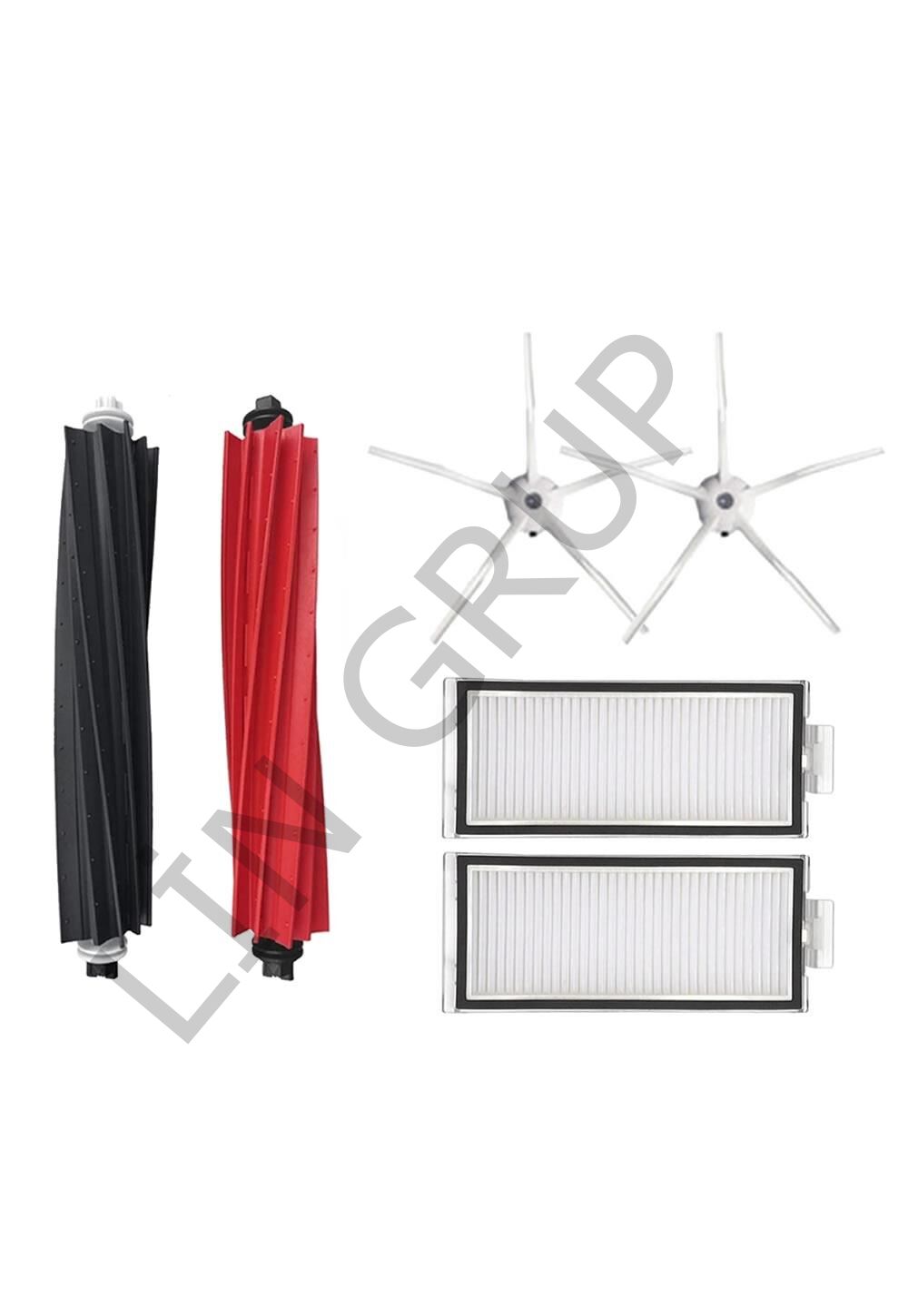 Roborock Q5 Pro Robot Süpürge Uyumlu 6'lı Yedek Parça Seti