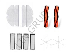 Xiaomi Vacuum Mop 2 (STYTJ03ZHM) Robot Süpürge Uyumlu 12'li Yedek Parça Seti
