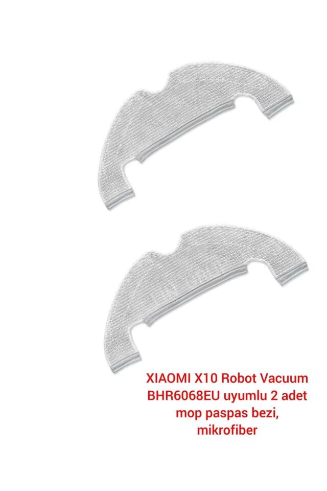 Xiaomi BHR6068EU X10 robot vacuum yedek Mop paspas 2 adet