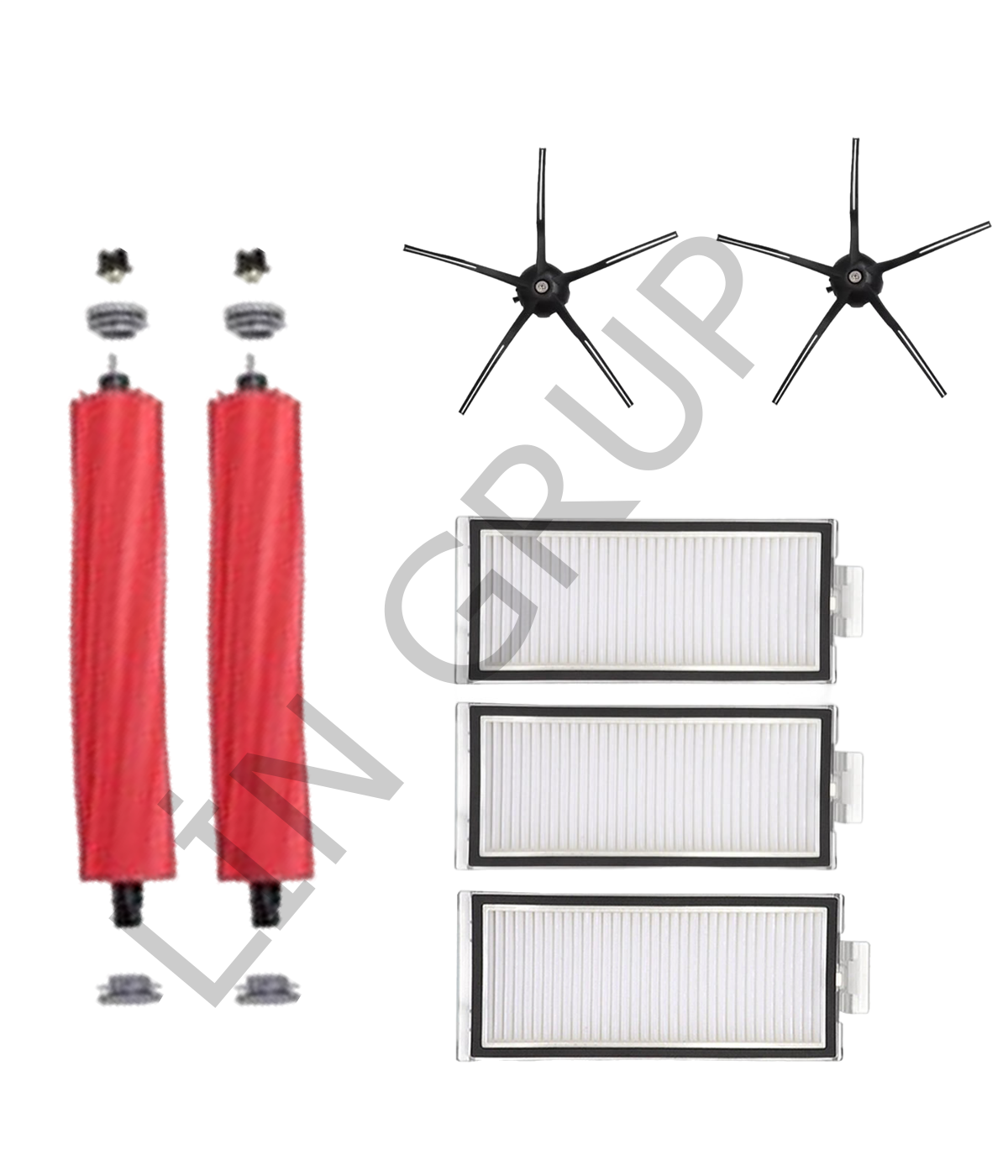 Roborock Q7 Max+ Robot Süpürge Uyumlu 7'li Yedek Parça Seti