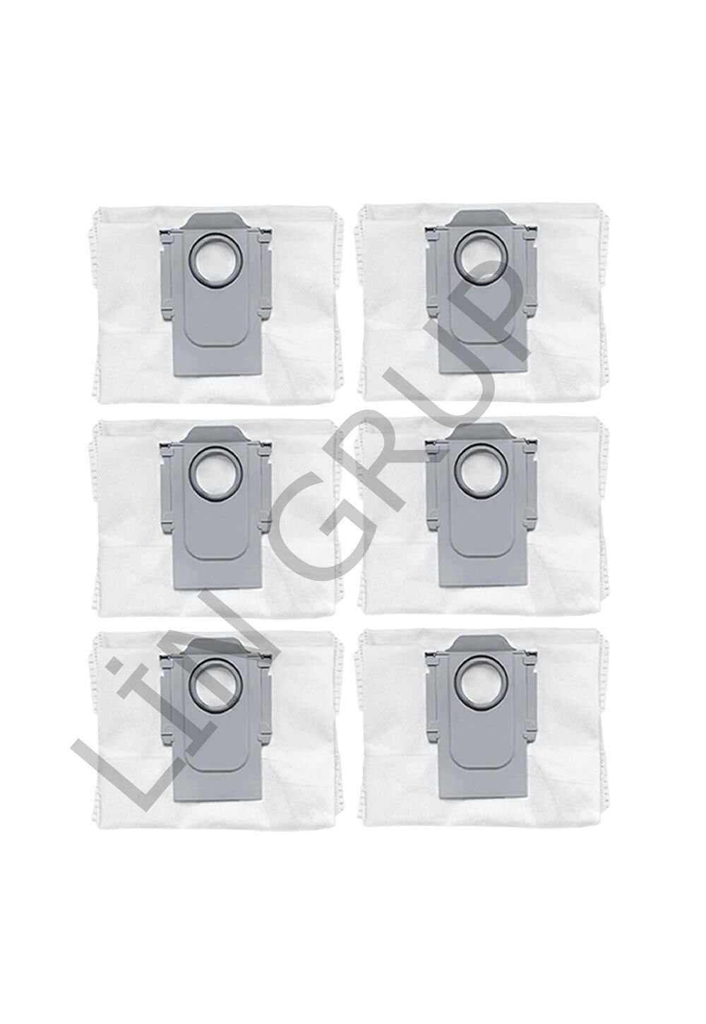 Roborock Q5 Pro Robot Süpürge Uyumlu 6'lı Toz Torbası