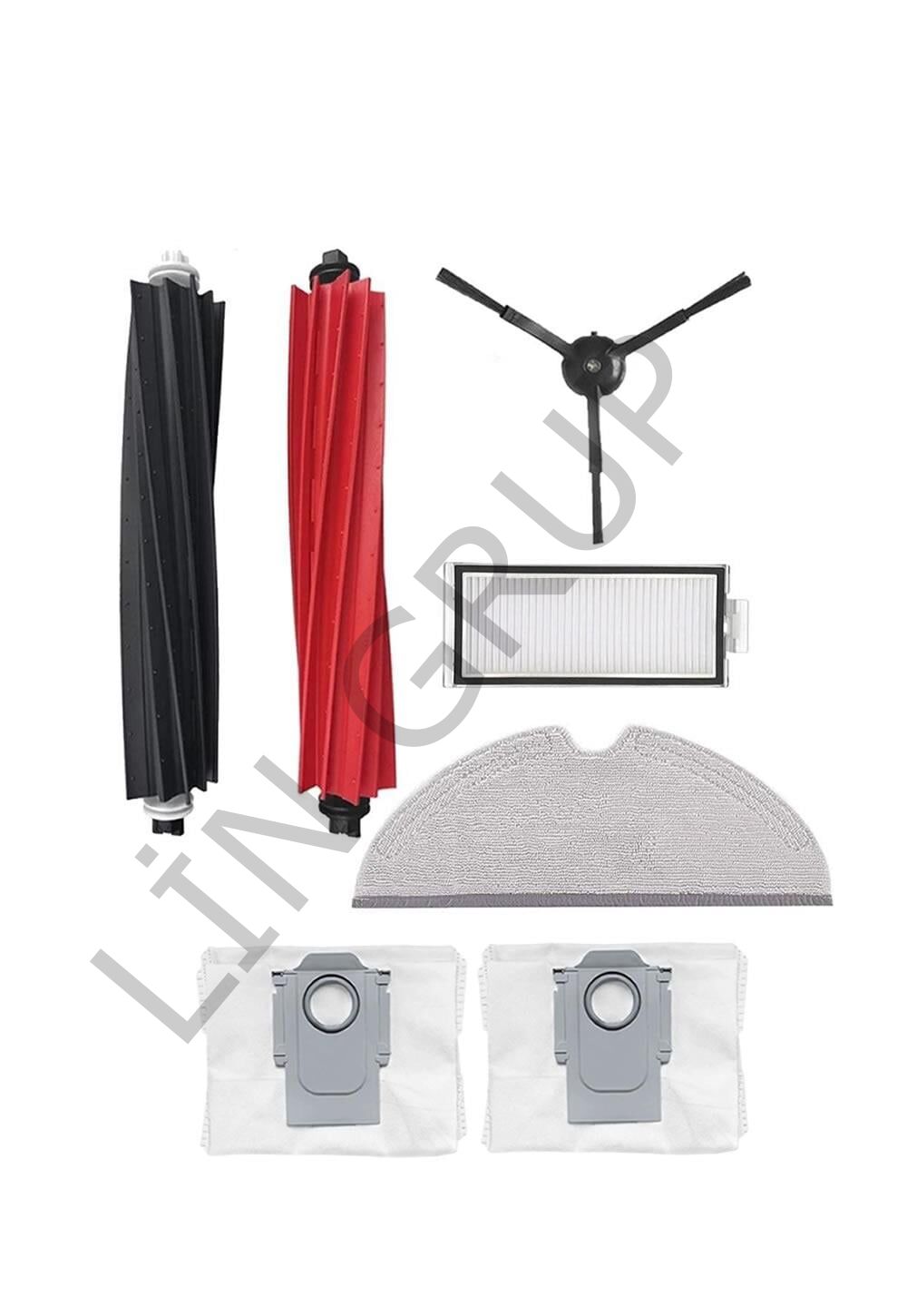 Roborock Q5 Pro Robot Süpürge Uyumlu 7'li Yedek Parça Seti