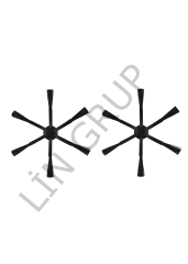 Xiaomi Vacuum Mop 2 Pro + (STYTJ02ZHM) Robot Süpürge Uyumlu 2'li Yan Fırça - Yedek Parça Seti