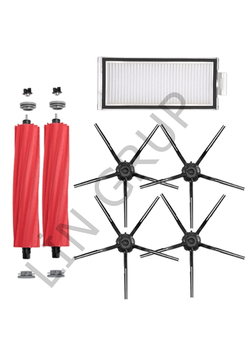 Roborock Q7 Max + Robot Süpürge Uyumlu 7'li Yedek Parça Seti
