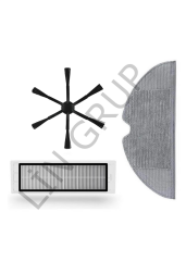 Xiaomi Vacuum Mop 2 Pro + (STYTJ02ZHM) Robot Süpürge Uyumlu 3'lü Yedek Parça Seti