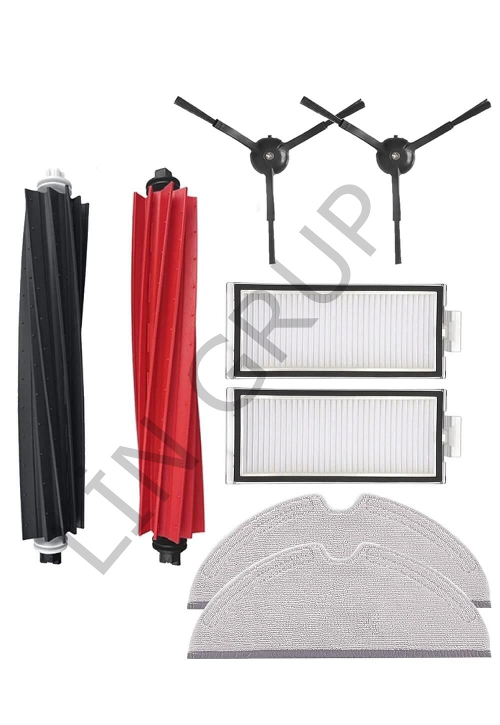 Roborock Q5 Pro Robot Süpürge Uyumlu 8'li Yedek Parça Seti