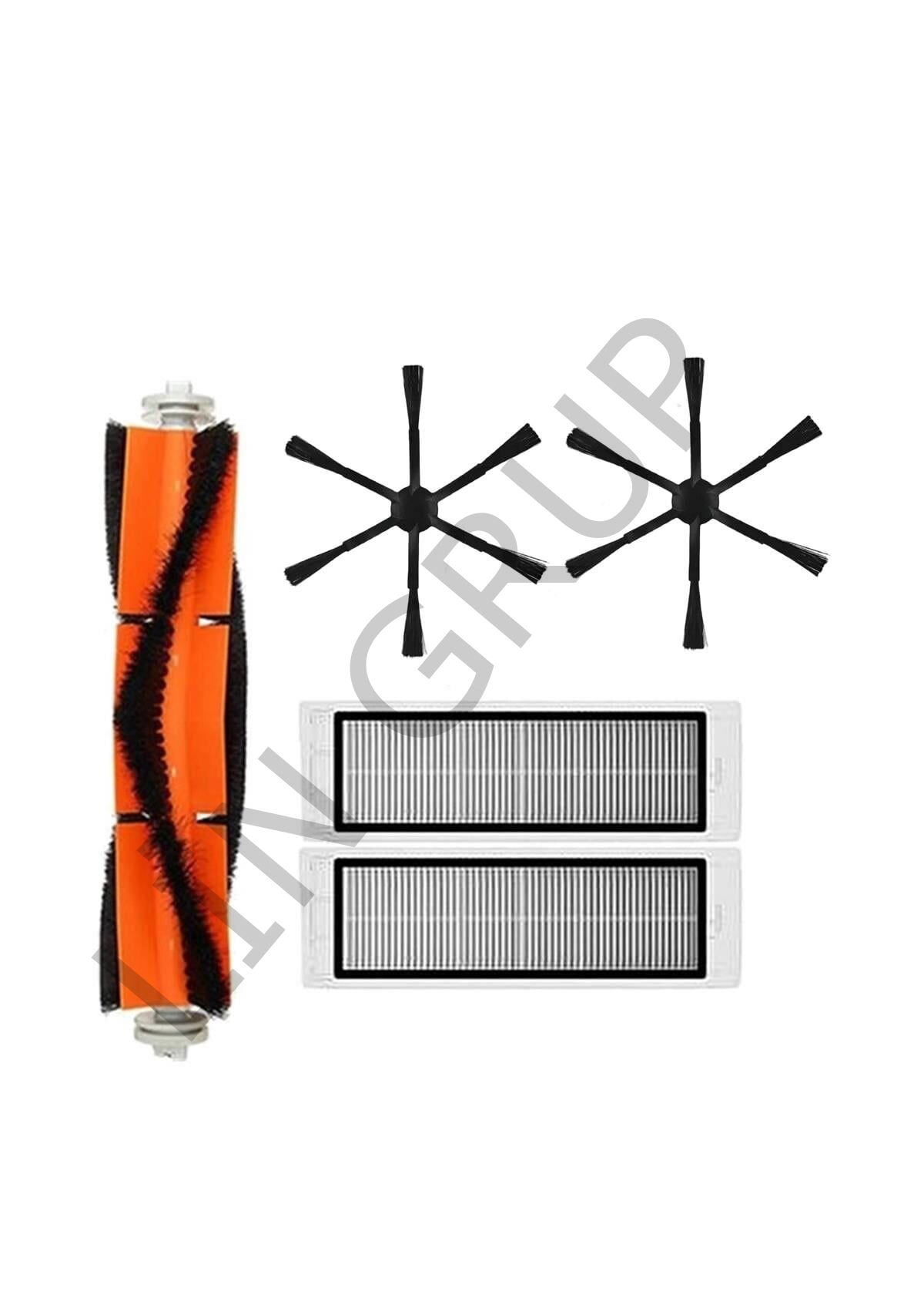 Xiaomi Vacuum Mop 2 Pro + (STYTJ02ZHM) Robot Süpürge Uyumlu 5'li Yedek Parça Seti