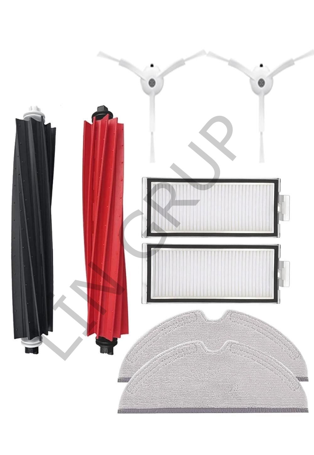 Roborock Q5 Pro Robot Süpürge Uyumlu 8'li Yedek Parça Seti