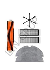 Xiaomi Vacuum Mop 2 Pro + (STYTJ02ZHM) Robot Süpürge Uyumlu 6'lı Yedek Parça Seti