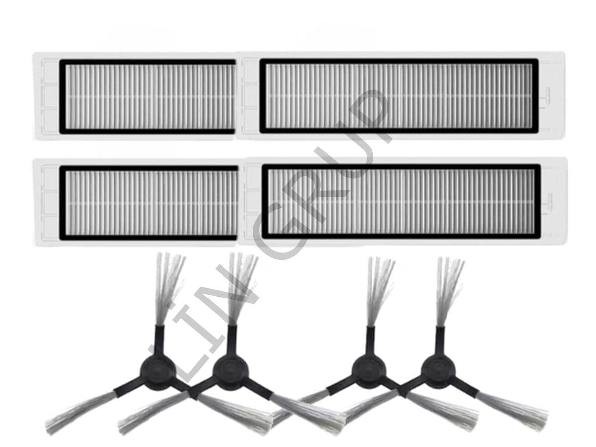 Xiaomi Vacuum Mop 2 Pro + (STYTJ02ZHM) Robot Süpürge Uyumlu 8'li Yedek Parça Seti