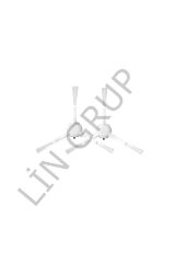 Xiaomi Vacuum Mop 2C  Robot Süpürge Uyumlu 2'li Yan Fırça- Yedek Parça Seti