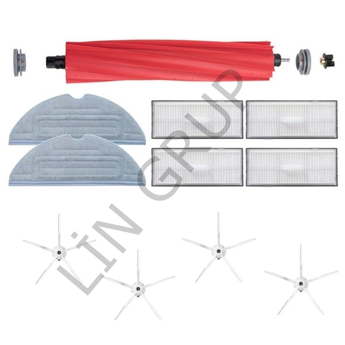 Roborock S7 Robot Süpürge Uyumlu 11'li Yedek Parça Seti