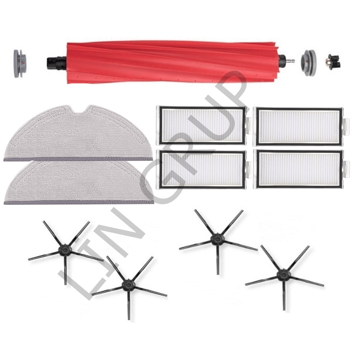 Roborock Q7 Max + Robot Süpürge Uyumlu 11'lİ Yedek Parça Seti