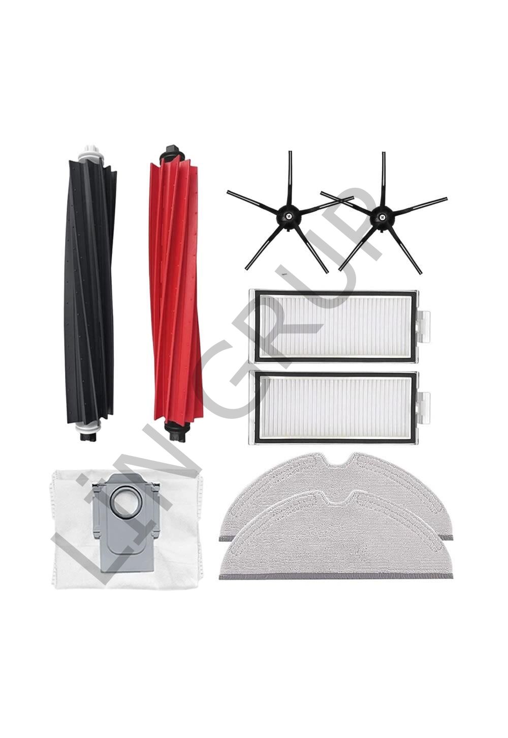 Roborock Q5 Pro Robot Süpürge Uyumlu 9'lu Yedek Parça Seti