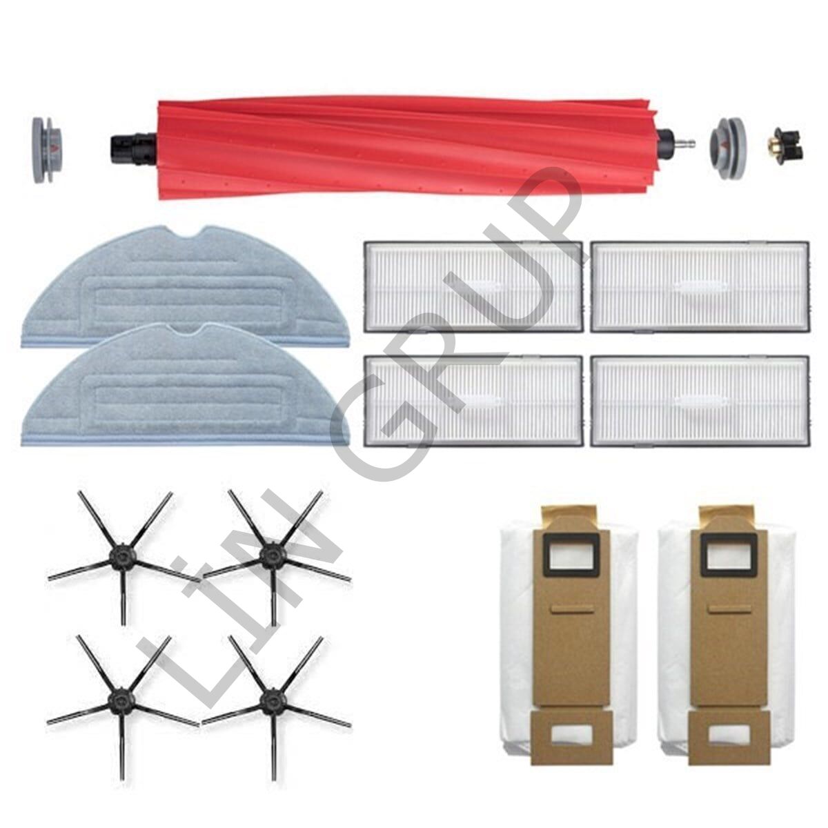 Roborock S7 Robot Süpürge Uyumlu 13'lü Yedek Parça Seti